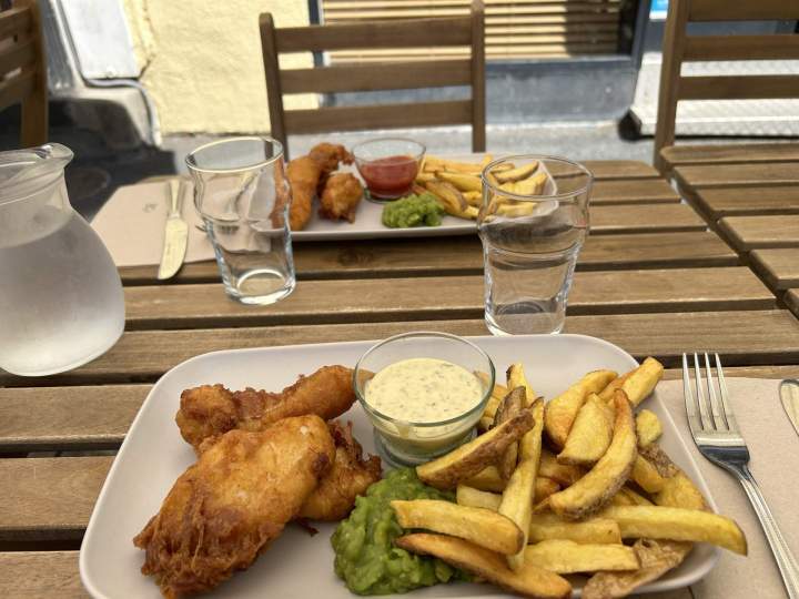 Plat de Fish and Chips Clermont-Ferrand